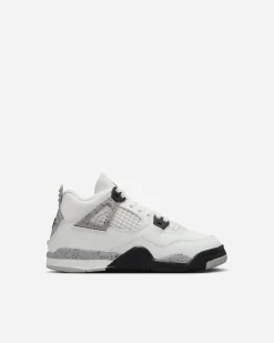 Air Jordan 4 Retro OG “White Cement” (Preschool)