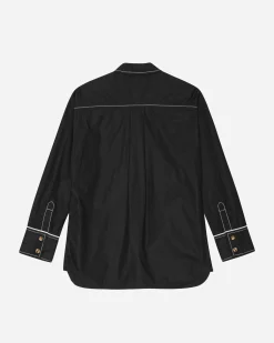 Cotton Poplin Raglan Shirt