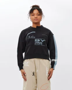 Flotsam Sweatshirt med delt hals