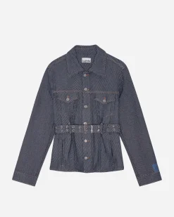 Heavy Twill Denim Short Jacket