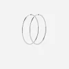 Senorita 50 Hoop Silver