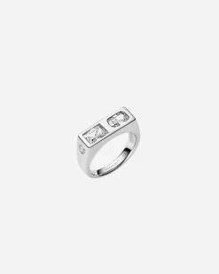 Us Three Signet Ring Silver